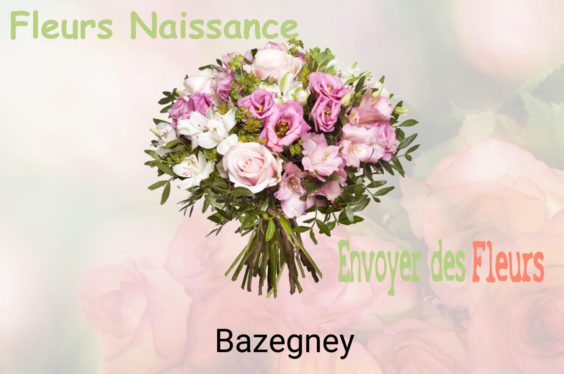 Bouquet de fleurs de naissance livré à Bazegney
